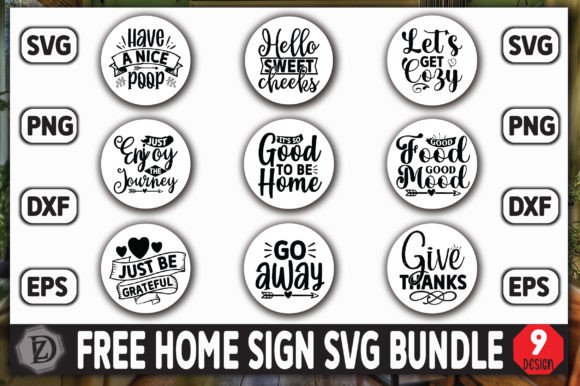 Download Free Home Sign SVG Bundle - Premium Bundle