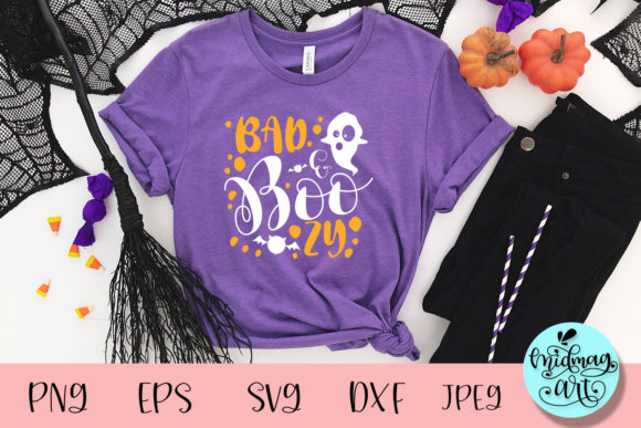 Download Bad and Boozy Svg, Halloween Shirt Svg - Halloween shirt svg Collection