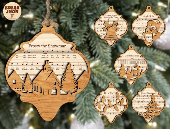 Download Christmas Song Ornament SVG Bundle - Premium Resources
