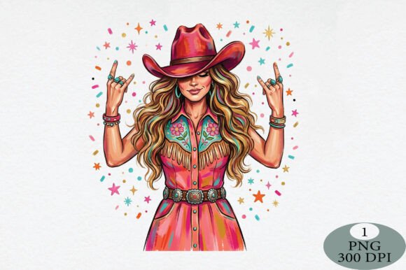 Download Rockstar Cowgirl PNG - Rockstar Collection