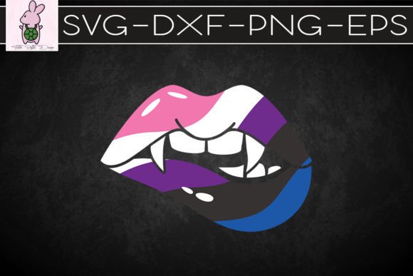 Download Genderfluid Vampire Lips Halloween Gifts - Halloween gifts Collection